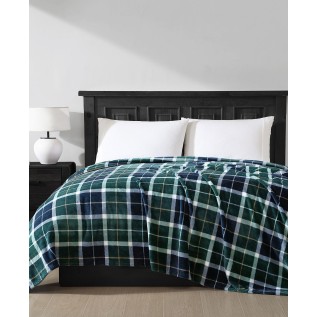 Plaid Ultra Soft Plush Fleece Blanket, Twin