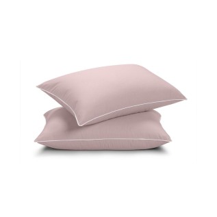 Removable Pillow Protector, Standard/Queen, Set of 2, Pink