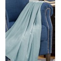 Diamond Pattern All Season Woven Cotton Blanket, King