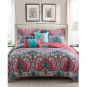 Reversible 4-Pc. Twin XL Quilt Set