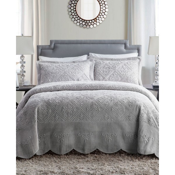 2-Pc. Twin Plush Bedspread Set