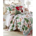 Tinsel Festive Forest Reversible 3-Pc. Quilt Set, Full/Queen