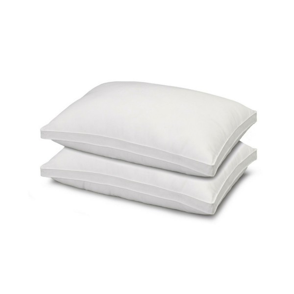 Gussetted Soft Plush Down Alternative Stomach Sleeper Pillow, Standard - Set of 2