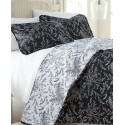 Lightweight Reversible Floral Quilt and Sham Set, Full/Queen