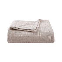 Bamboo Woven Cotton Reversible Blanket, Twin