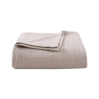 Bamboo Woven Cotton Reversible Blanket, Twin