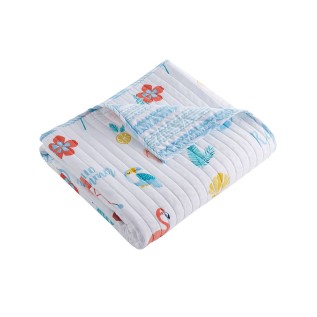 Summertime Reversible Quilted Throw, 50
