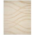 Cream and Champagne 8' x 10' Area Rug