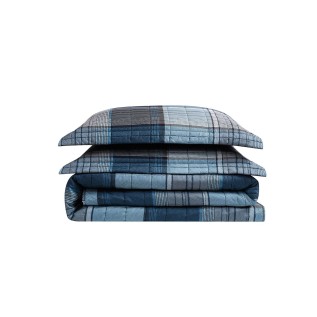 Plaid Twin XL Quilt Set