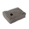 Ribbed Faux Fur Heated Throw, 50