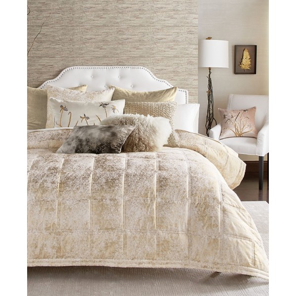 Metallic Textured Coverlet King Quilt