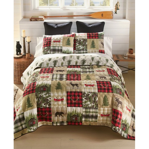 Reversible 3-Piece Quilt Set, King