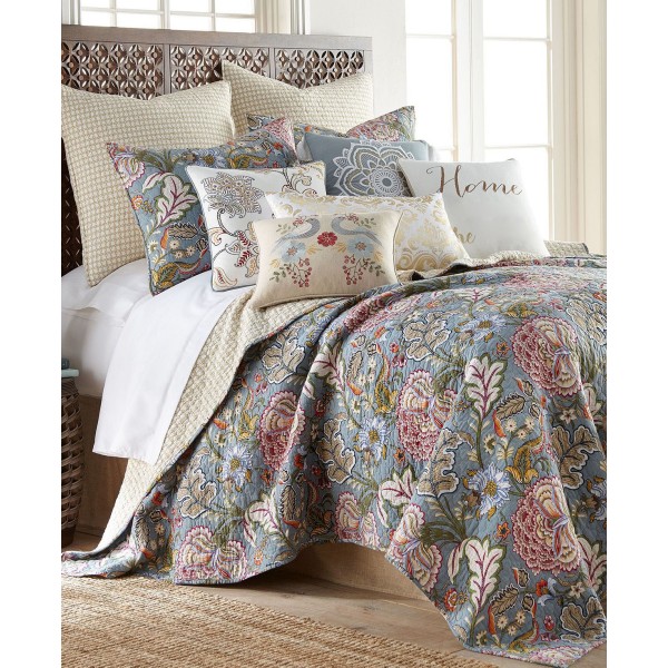 Spring Floral 2-Pc. Quilt Set, Twin