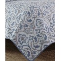 Smoke Reversible 2-Piece Twin Quilt Set