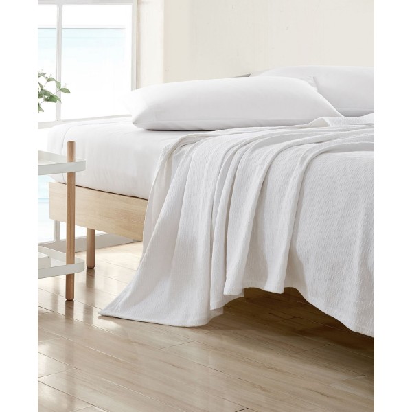 White Cotton Blanket, Twin